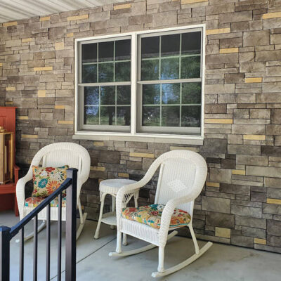 Faux Stone Veneer Sidings - Carolina Home Remodeling Specialists
