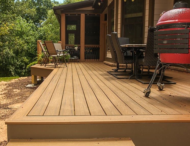 Pressure Wood Decks - Carolina Home Remodeling Specialists